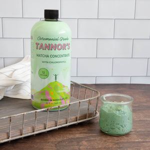 Tannor's Tea Liquid Matcha Concentrate with Chlorophyll - Award Winning | Antioxidants & Energy [32 Fl Oz Bottle]